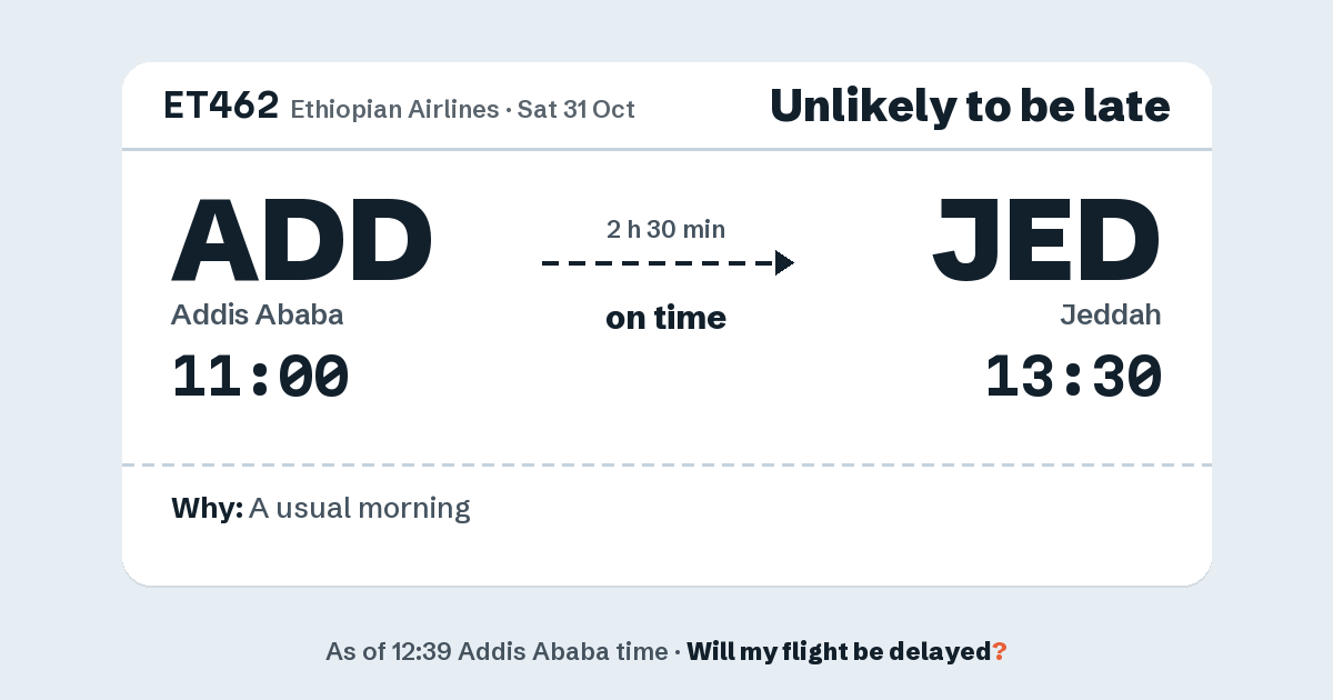 Link preview: ET462 lands about 13:31
