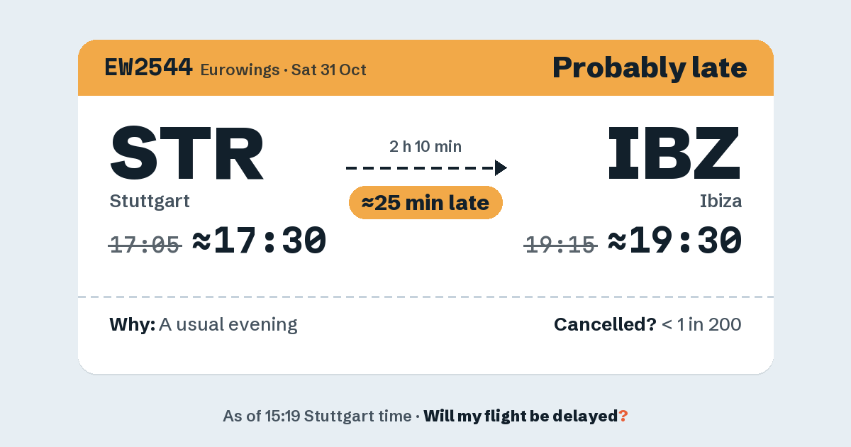 Link preview: EW2544 lands about 19:29