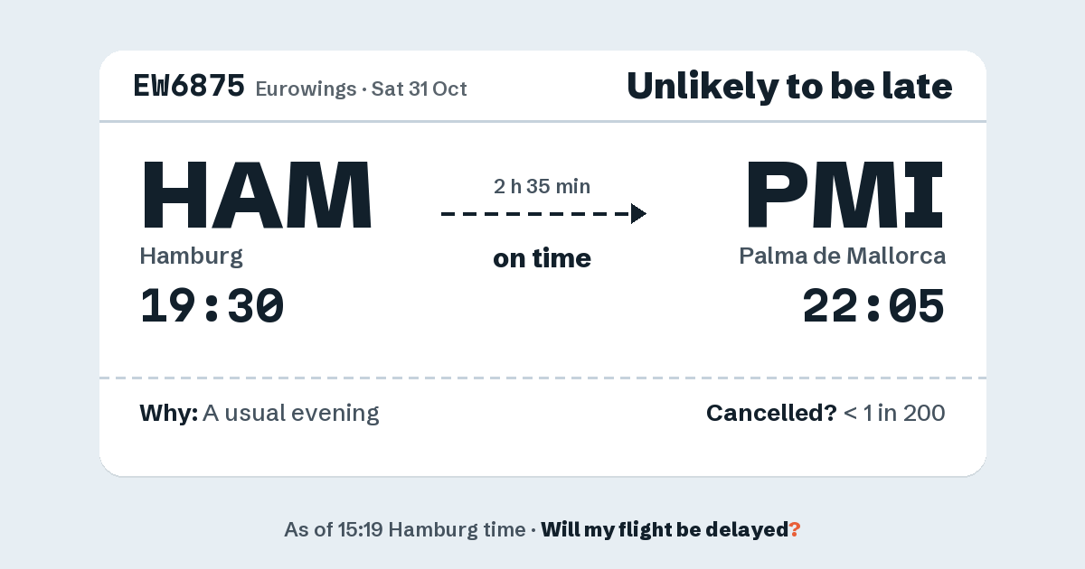 Link preview: EW6875 lands about 22:02
