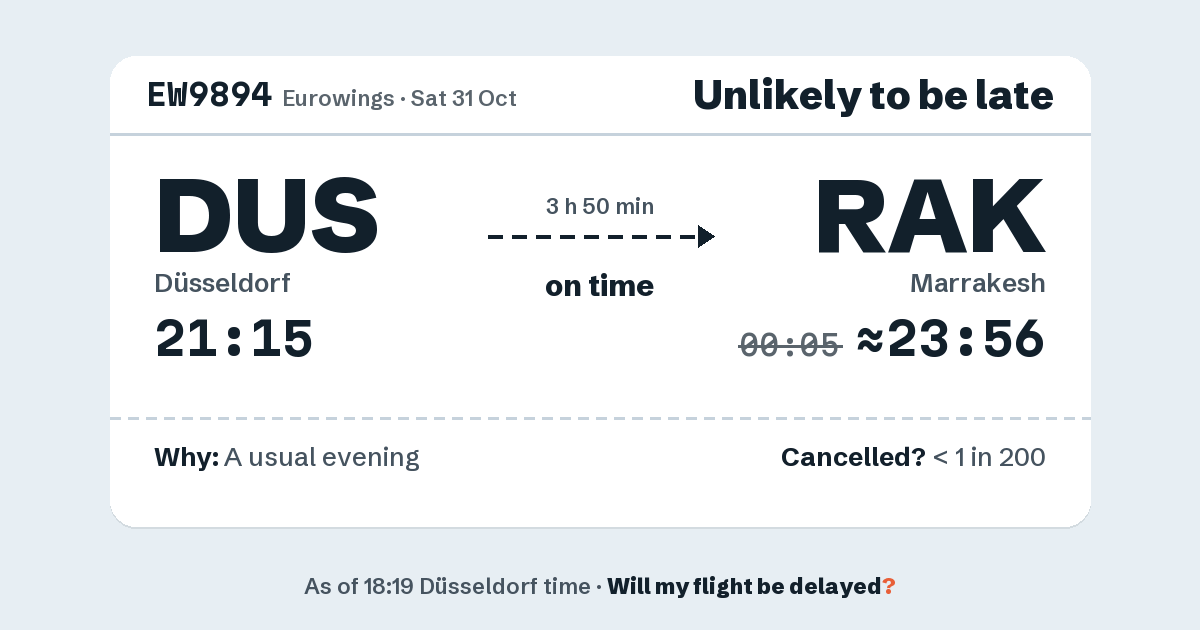 Link preview: EW9894 lands about 23:56