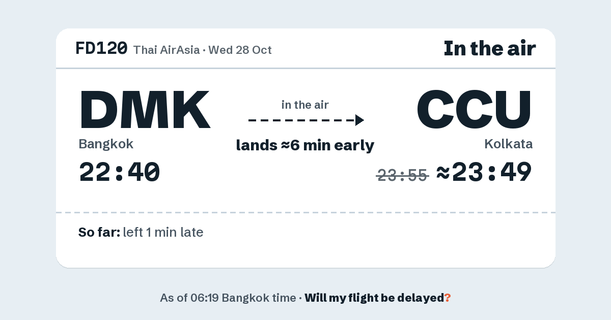 Link preview: FD120 lands about 23:49