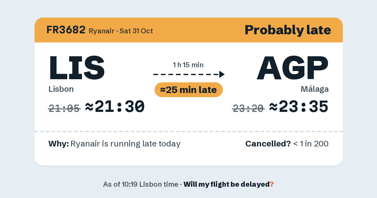 Link preview: FR3682 lands about 23:35