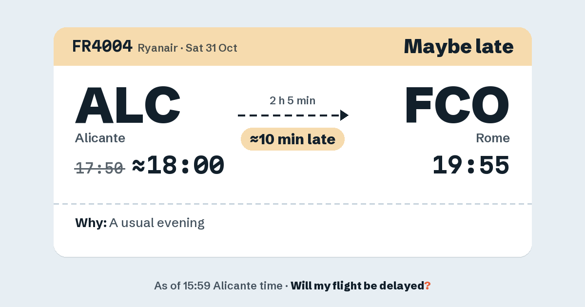 Link preview: FR4004 lands about 19:59