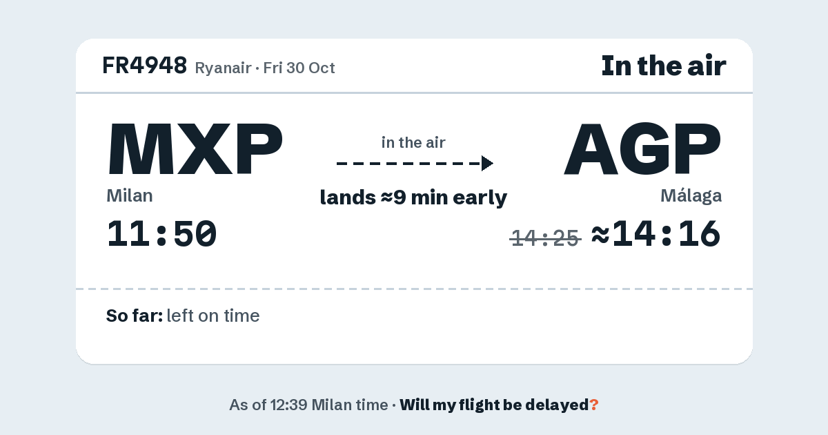 Link preview: FR4948 lands about 14:16