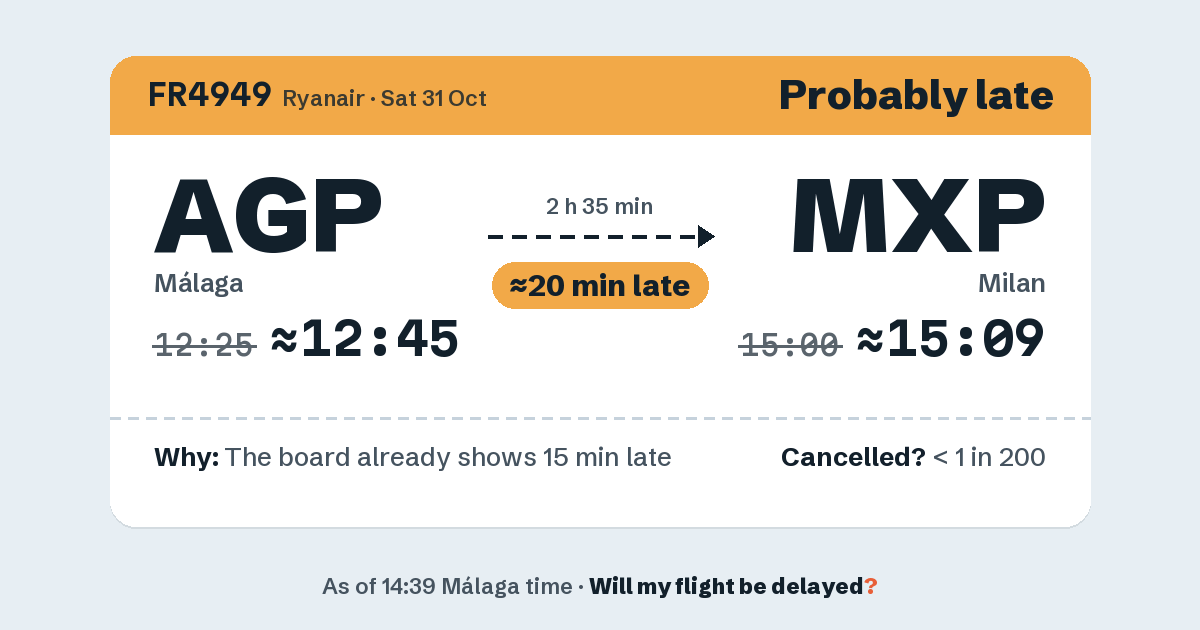 Link preview: FR4949 lands about 15:09