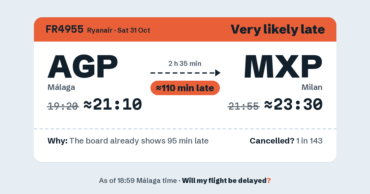 Link preview: FR4955 lands about 23:31