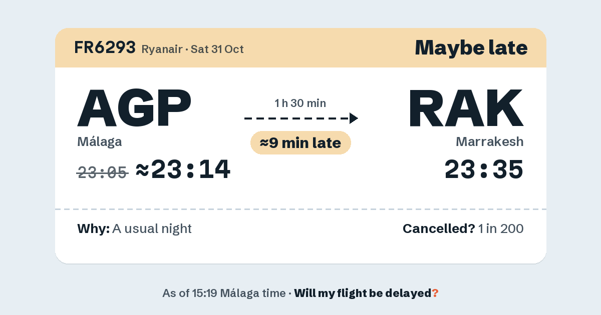 Link preview: FR6293 lands about 23:35