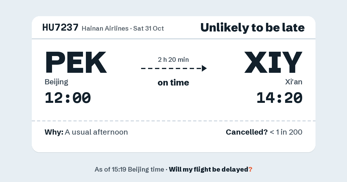 Link preview: HU7237 lands about 14:20