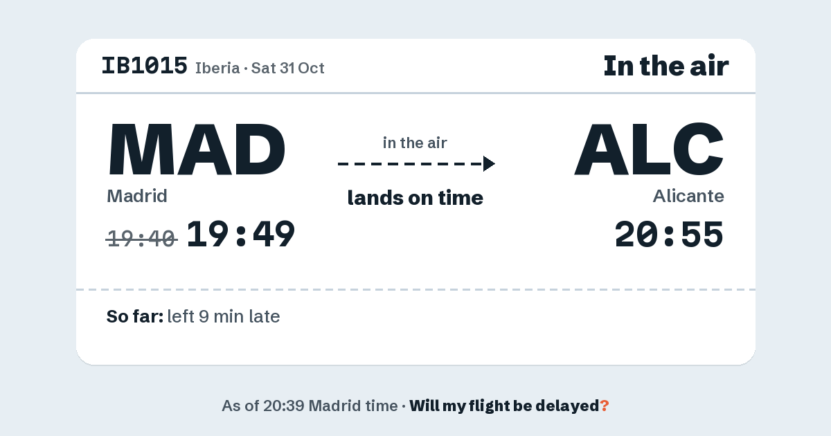 Link preview: IB1015 lands about 20:54