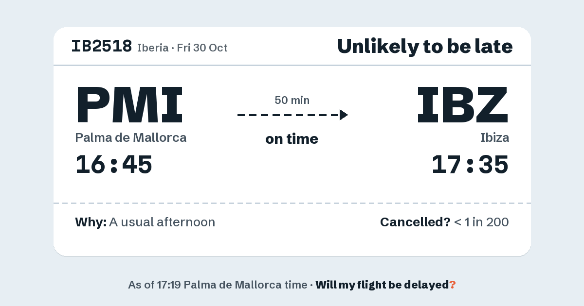 Link preview: IB2518 lands about 17:31
