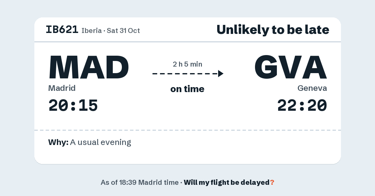Link preview: IB621 lands about 22:19