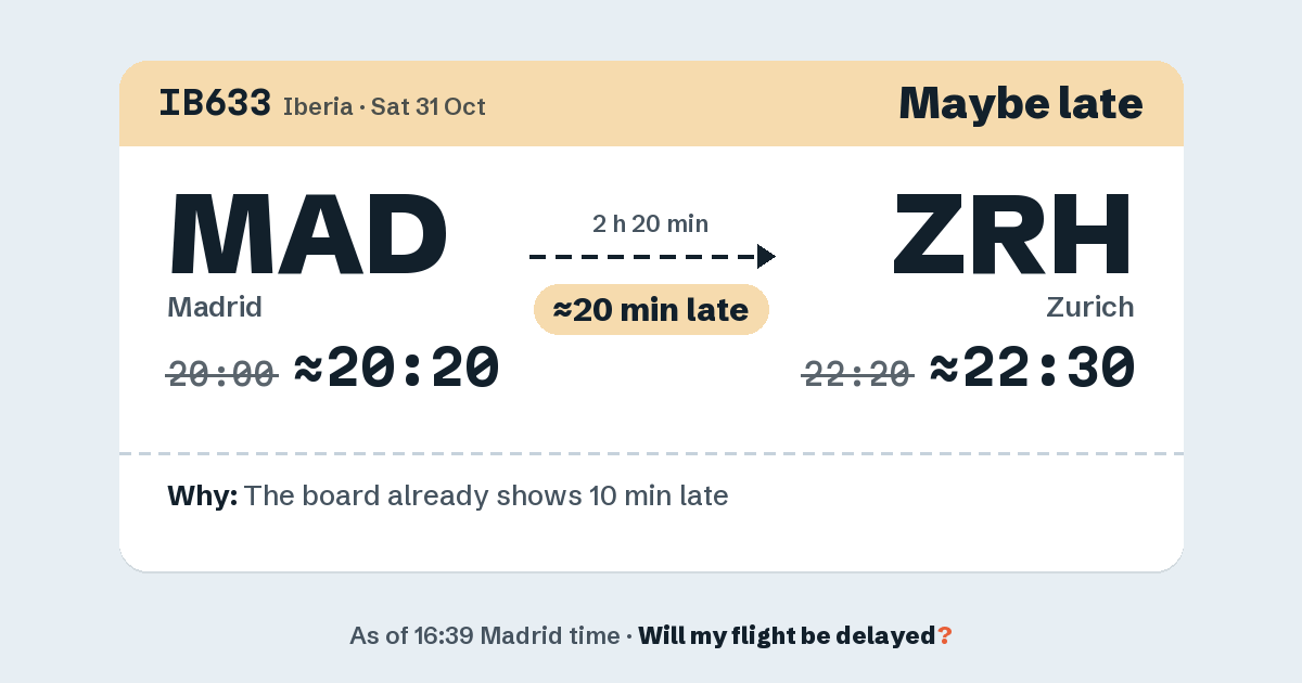 Link preview: IB633 lands about 22:32