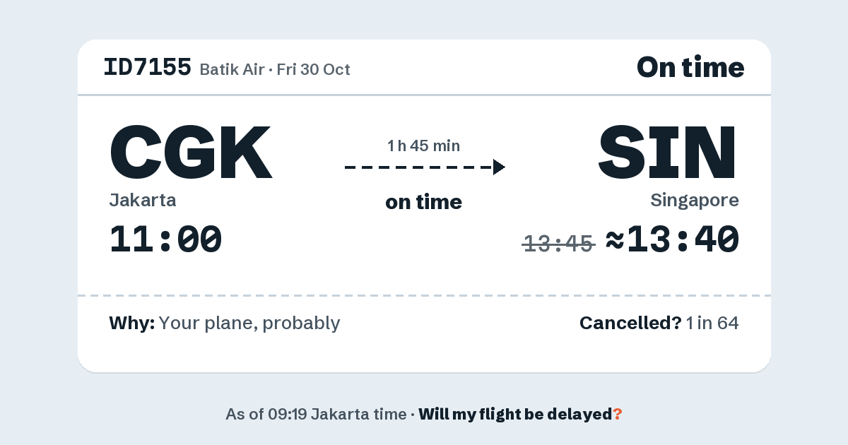 Link preview: ID7155 lands about 13:40