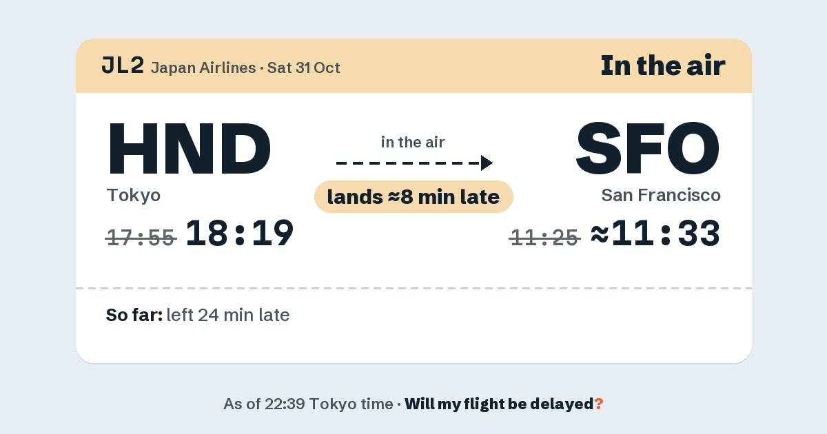 Link preview: JL2 lands about 11:33