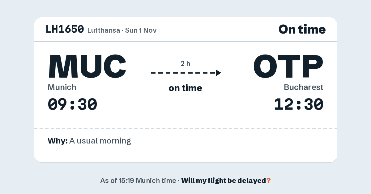 Link preview: LH1650 lands about 12:29