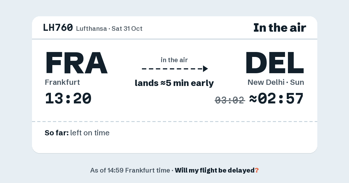 Link preview: LH760 lands about 02:57