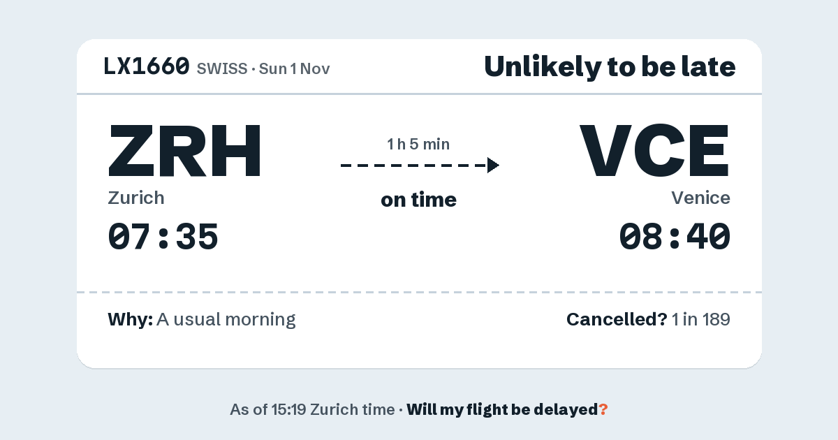 Link preview: LX1660 lands about 08:38
