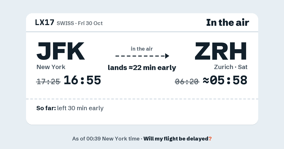 Link preview: LX17 lands about 05:58