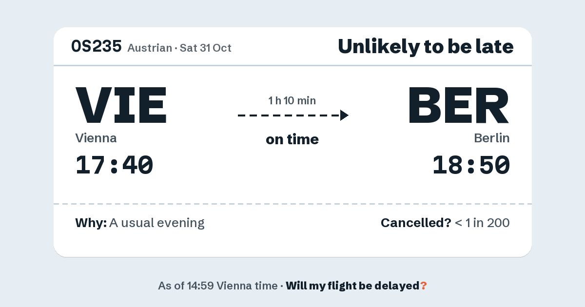 Link preview: OS235 lands about 18:47