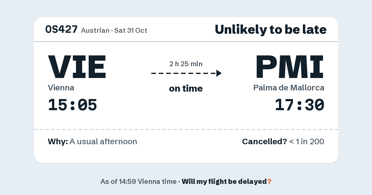 Link preview: OS427 lands about 17:26