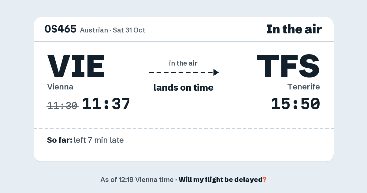 Link preview: OS465 lands about 15:48