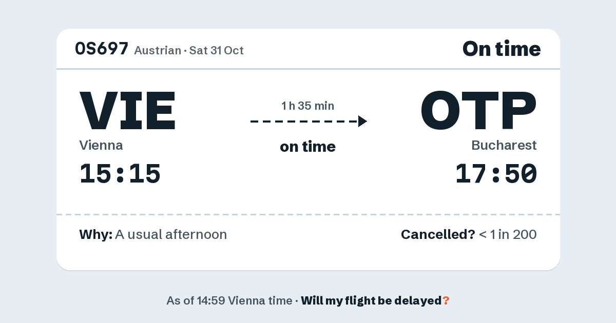 Link preview: OS697 lands about 17:48
