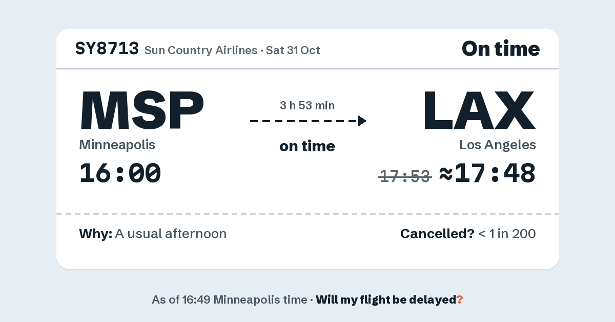 Link preview: SY8713 lands about 17:48