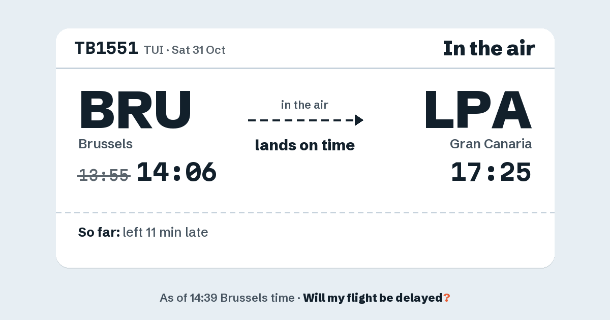 Link preview: TB1551 lands about 17:23