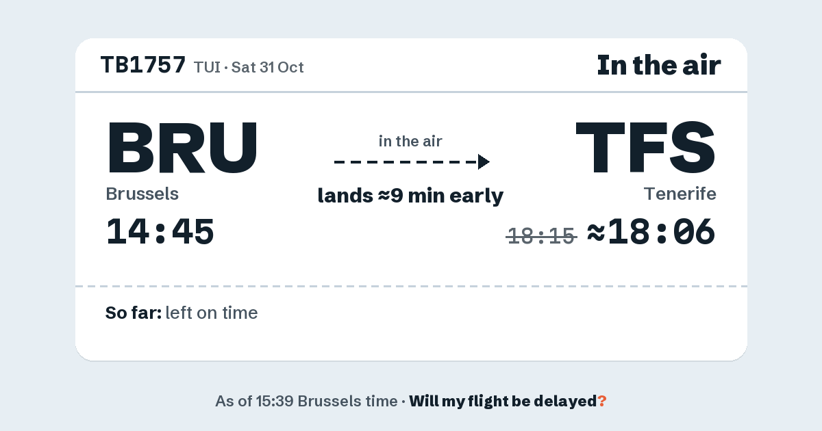 Link preview: TB1757 lands about 18:06
