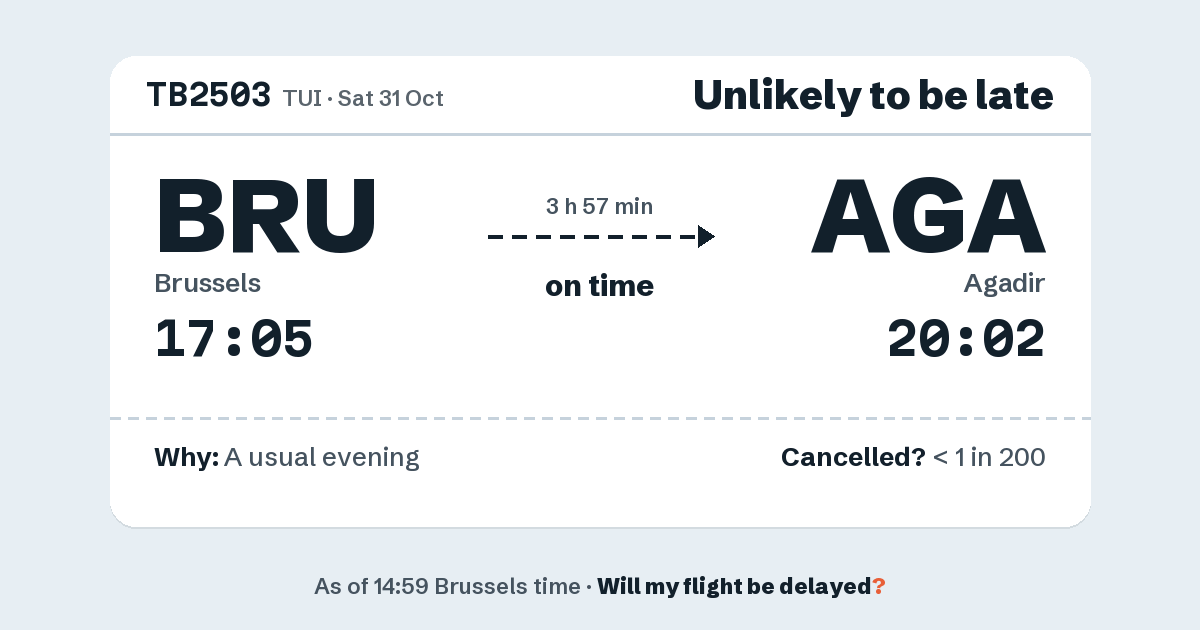 Link preview: TB2503 lands about 19:58