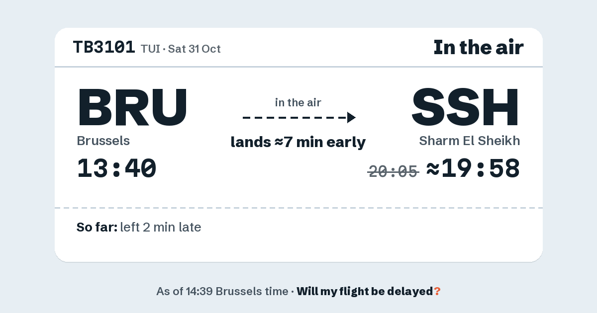 Link preview: TB3101 lands about 19:58
