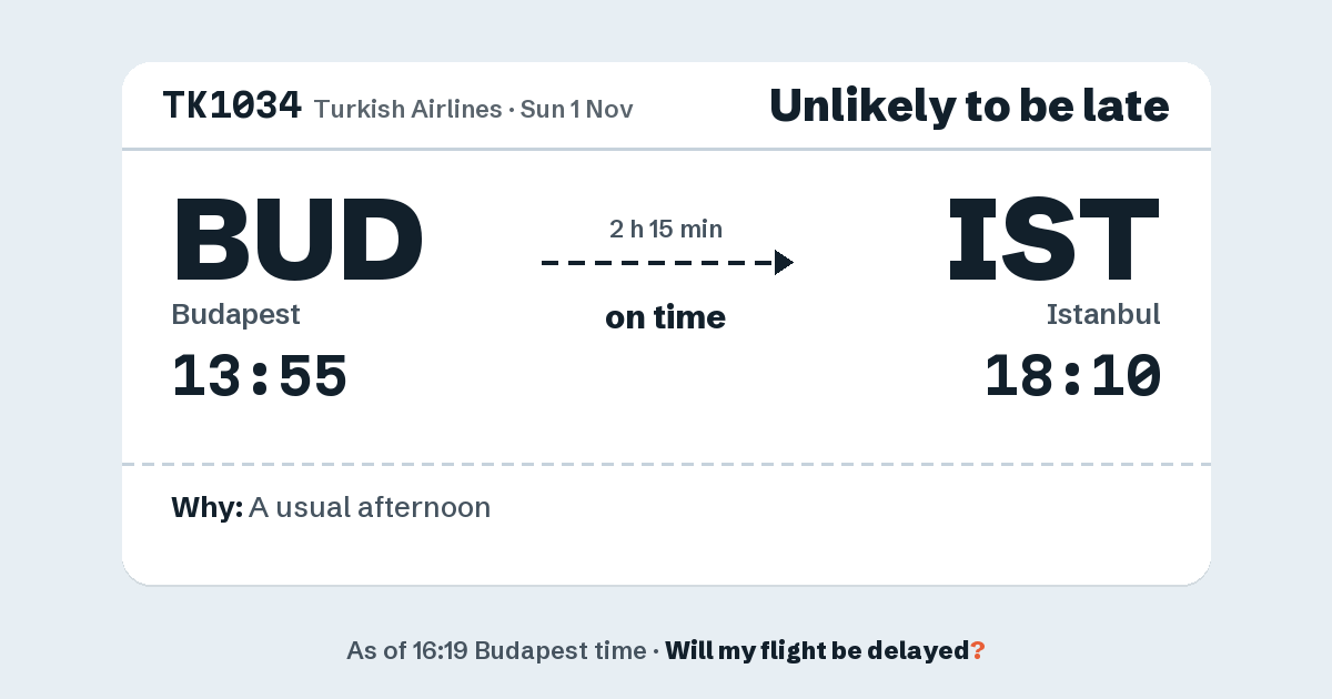 Link preview: TK1034 lands about 18:09