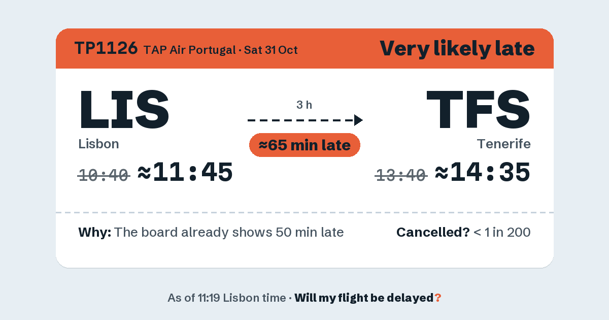 Link preview: TP1126 lands about 14:33