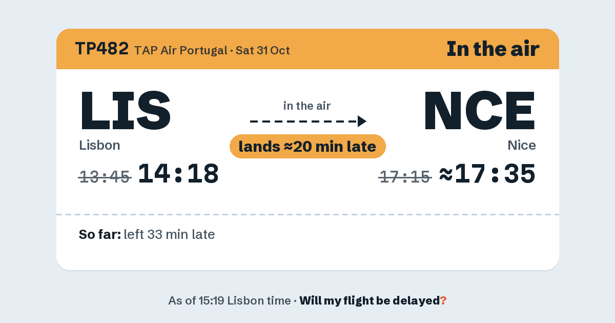 Link preview: TP482 lands about 17:37
