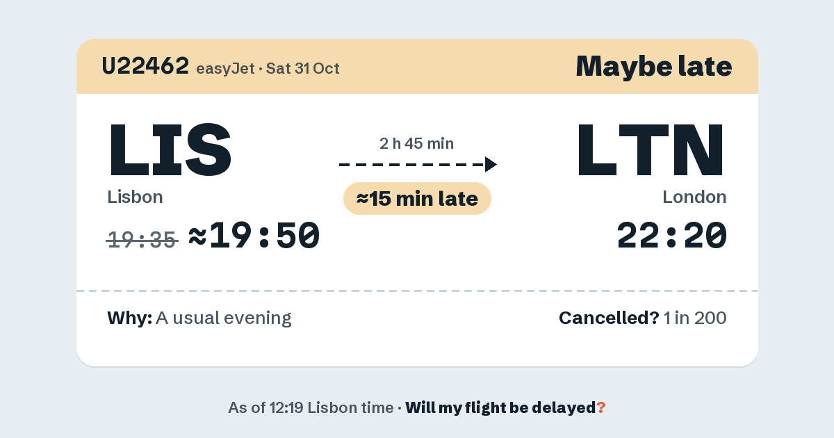Link preview: U22462 lands about 22:24