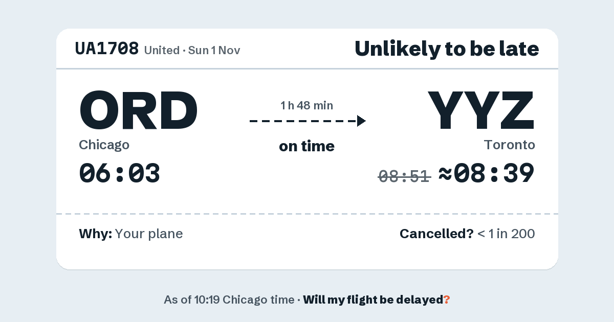 Link preview: UA1708 lands about 08:39