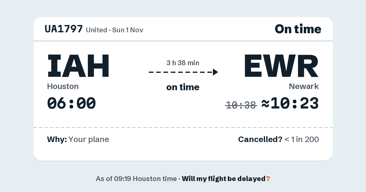 Link preview: UA1797 lands about 10:23