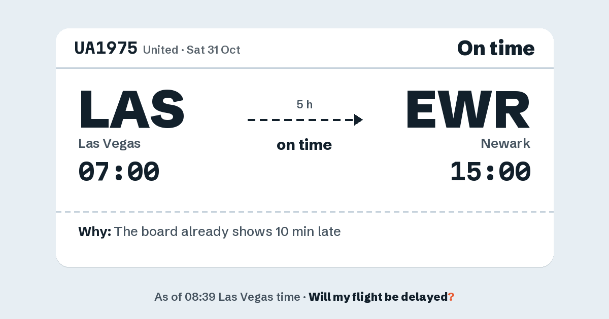 Link preview: UA1975 lands about 14:59
