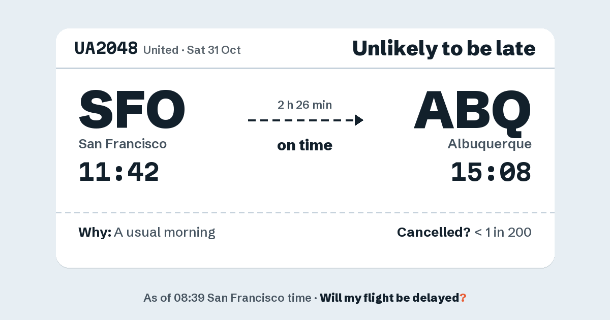 Link preview: UA2048 lands about 15:04
