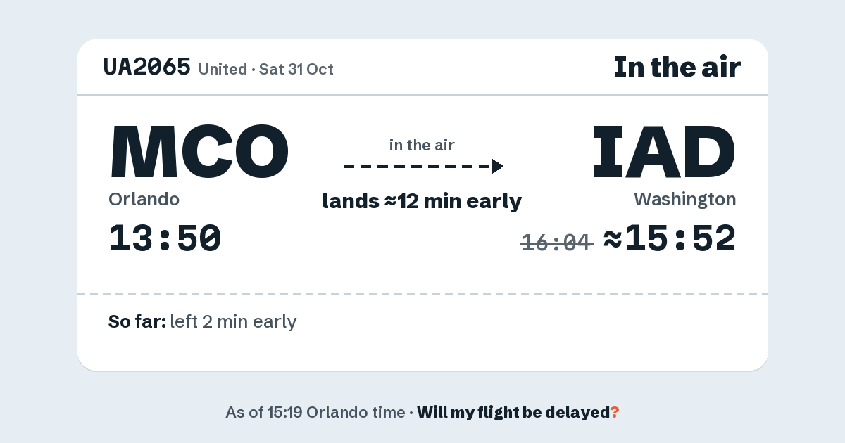 Link preview: UA2065 lands about 15:52