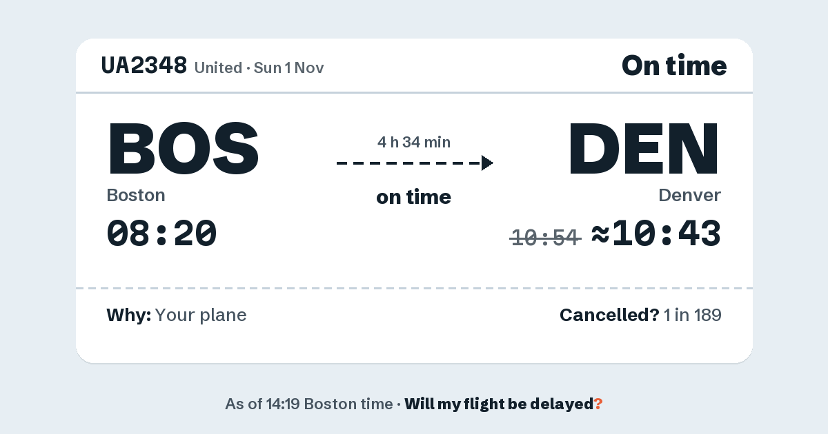 Link preview: UA2348 lands about 10:43