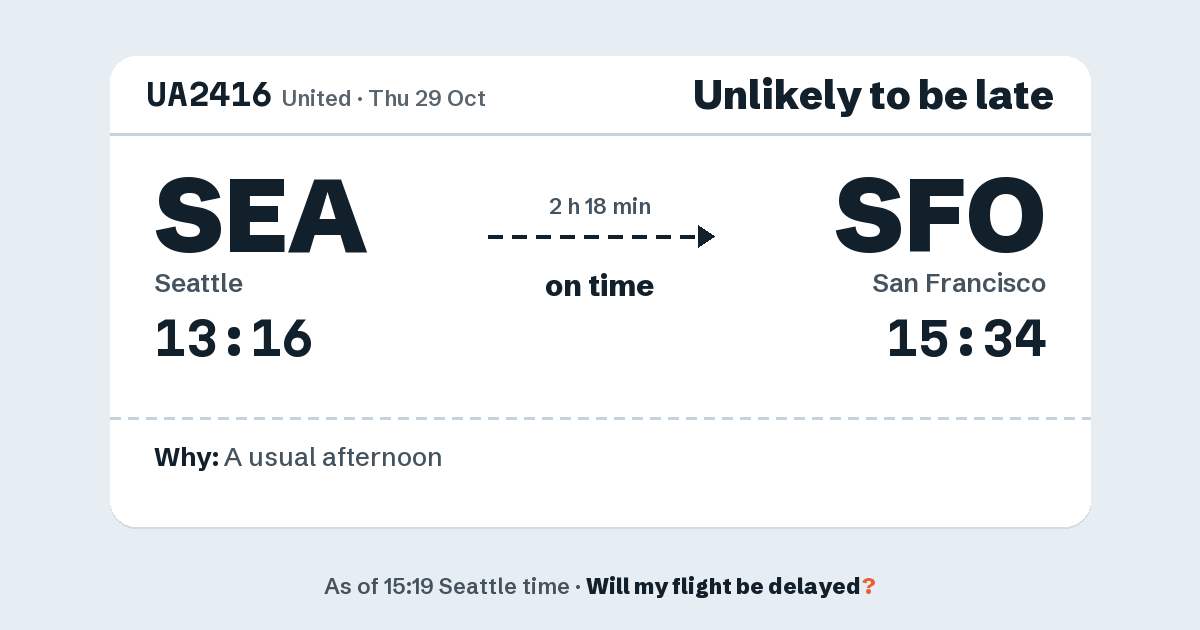 Link preview: UA2416 lands about 15:31
