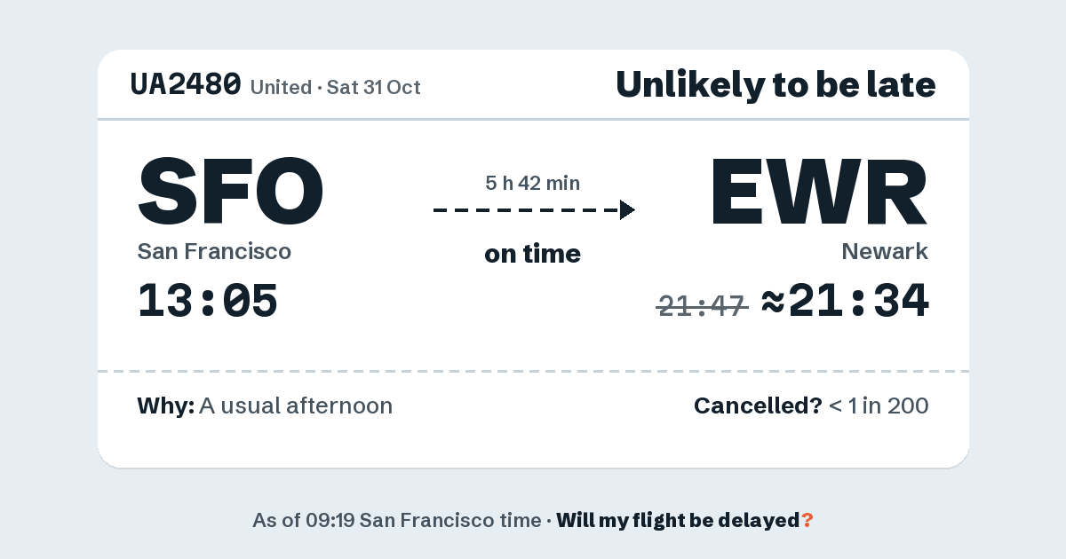 Link preview: UA2480 lands about 21:34