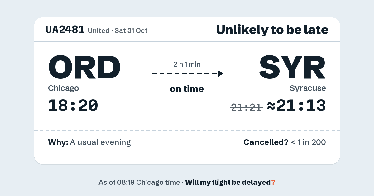 Link preview: UA2481 lands about 21:13