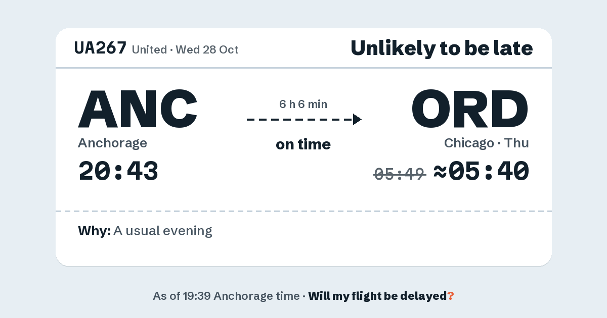 Link preview: UA267 lands about 05:40