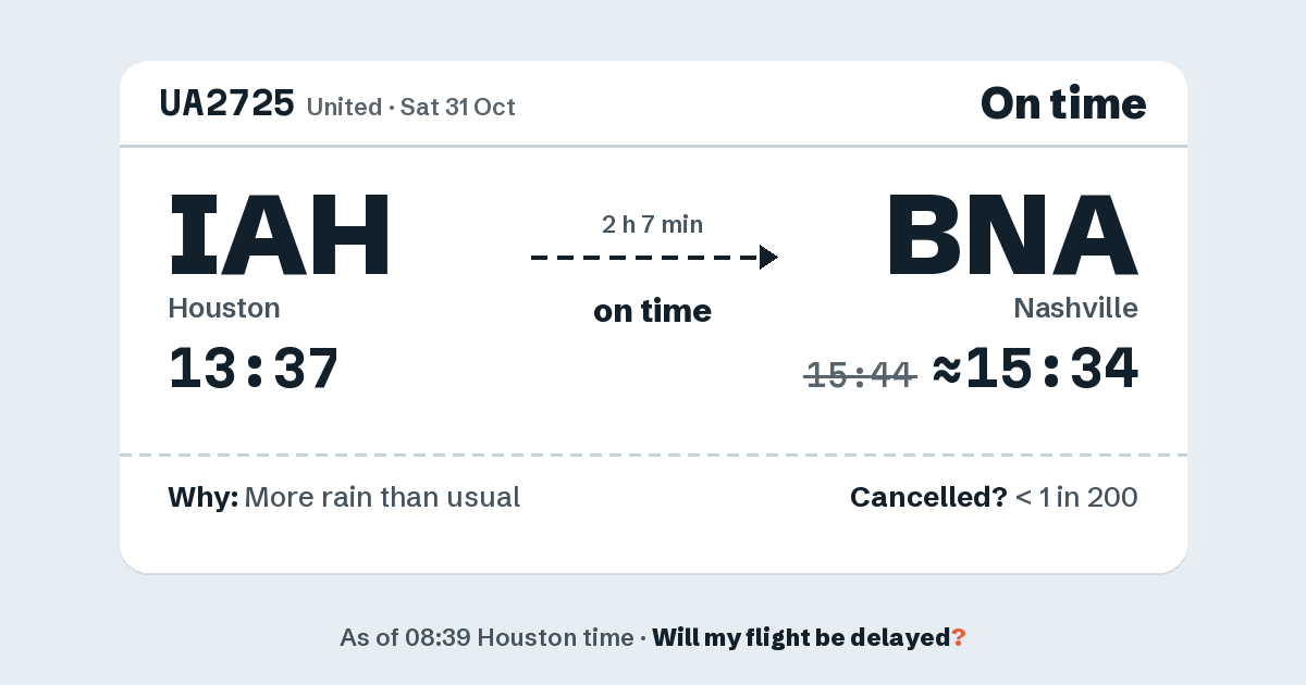 Link preview: UA2725 lands about 15:34