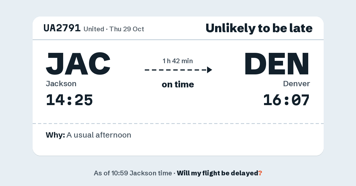 Link preview: UA2791 lands about 16:08