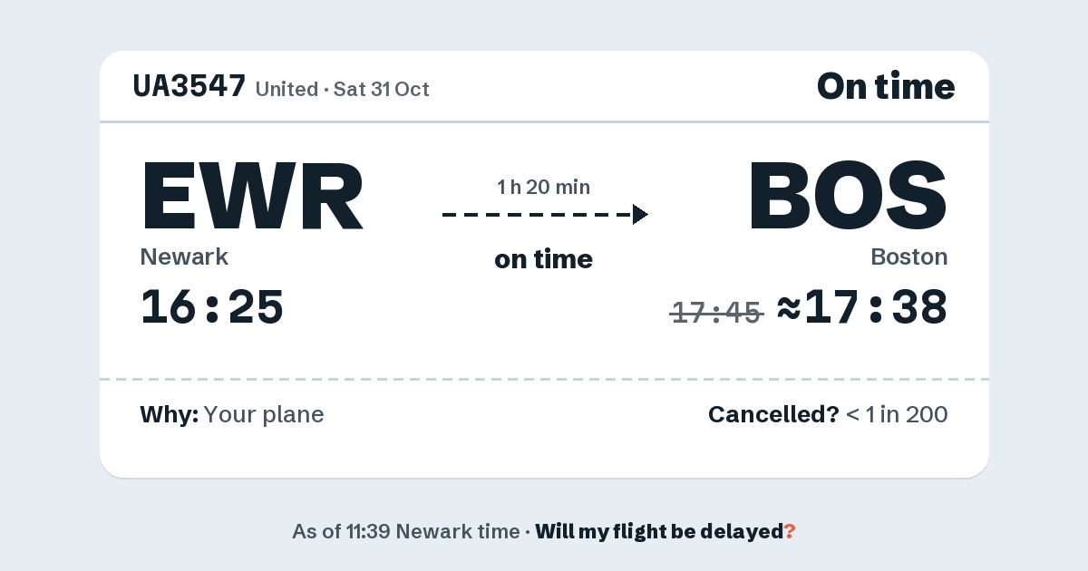 Link preview: UA3547 lands about 17:38