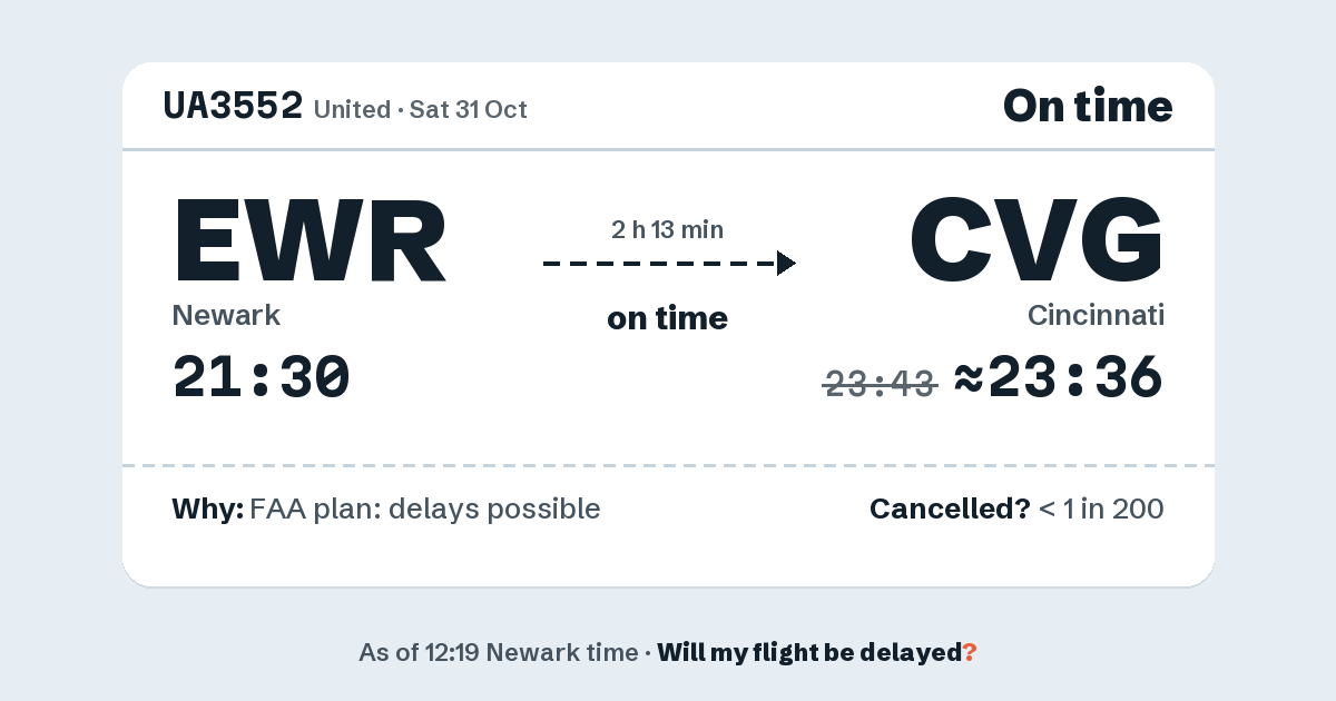 Link preview: UA3552 lands about 23:36