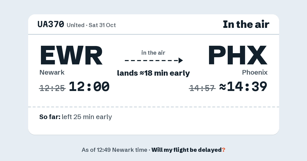 Link preview: UA370 lands about 14:39